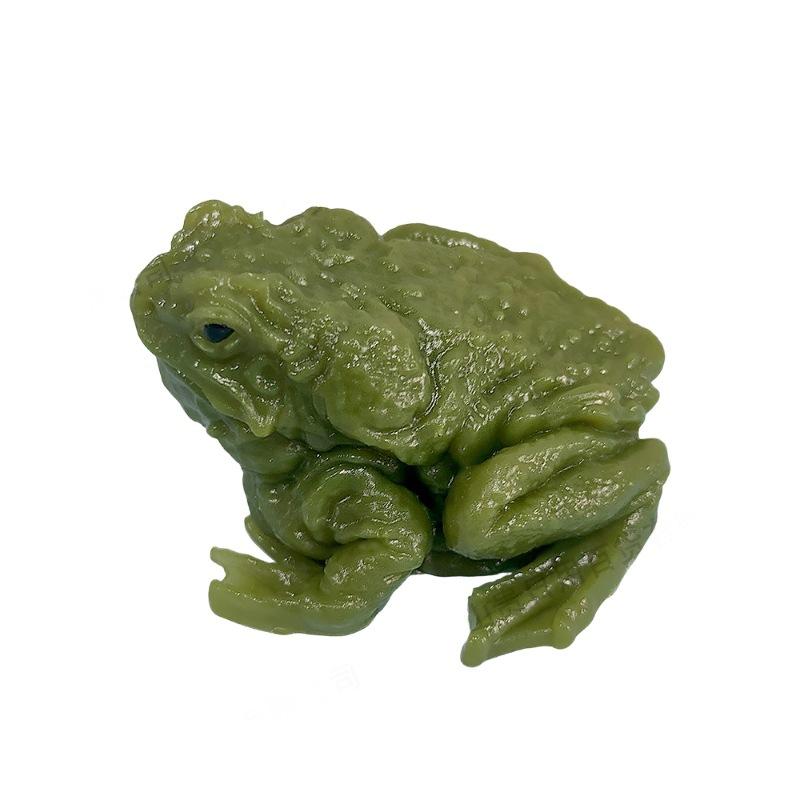 Realistic Frog Squishy Stress Relief Toy - Lifelike Size Fidget Toy for Pranks, Anxiety Relief & Funny Gags, Soft Squeezable Fun for Kids & Adults