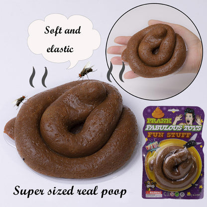 Realistic Fake Poop Stress Relief Toy - Funny Gag Gift for Pranks, Anxiety Relief Fidget Toy with Lifelike Size, Novelty Item for Adults & Parties