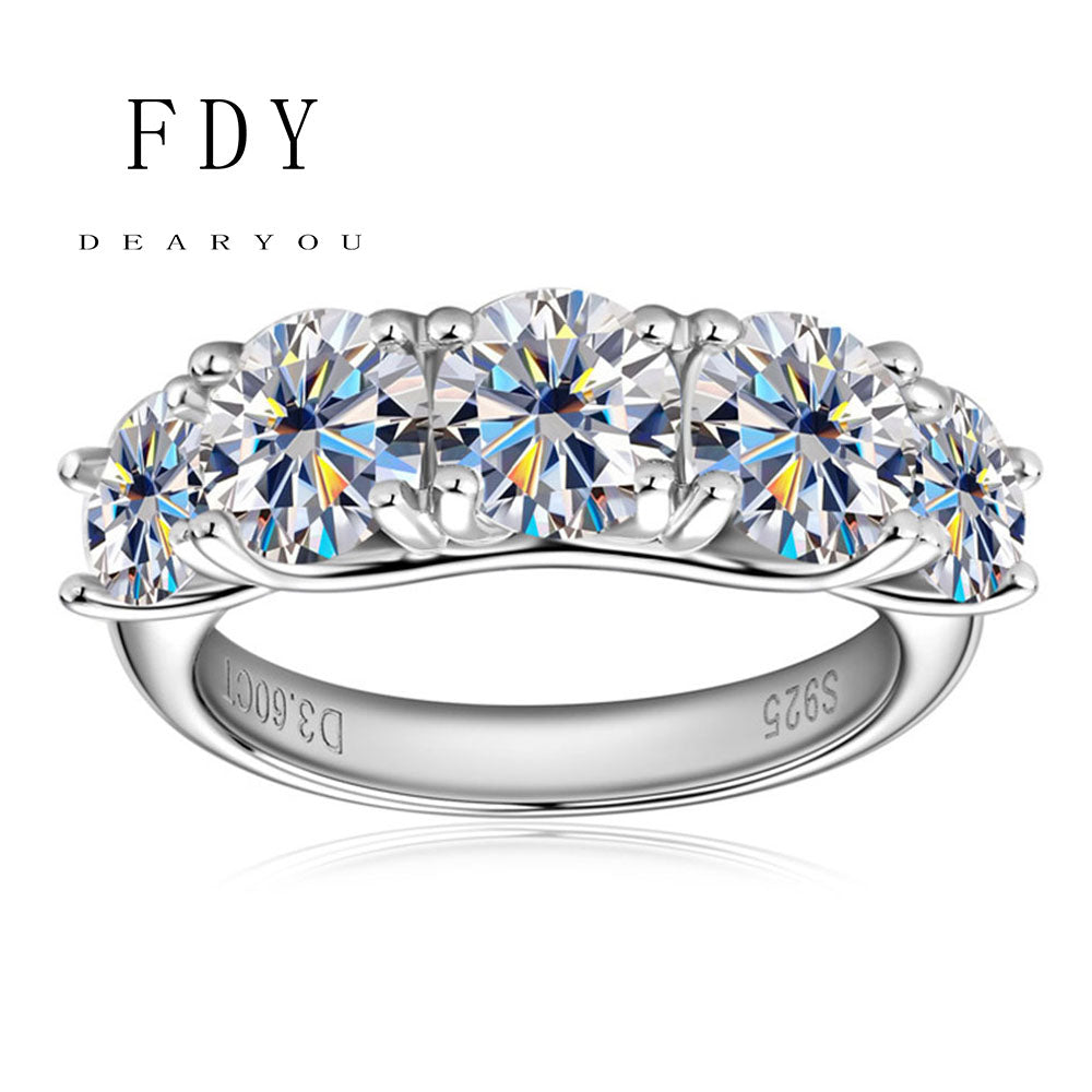 Moissanite Engagement Rings Wedding Band  Lab Created Diamond