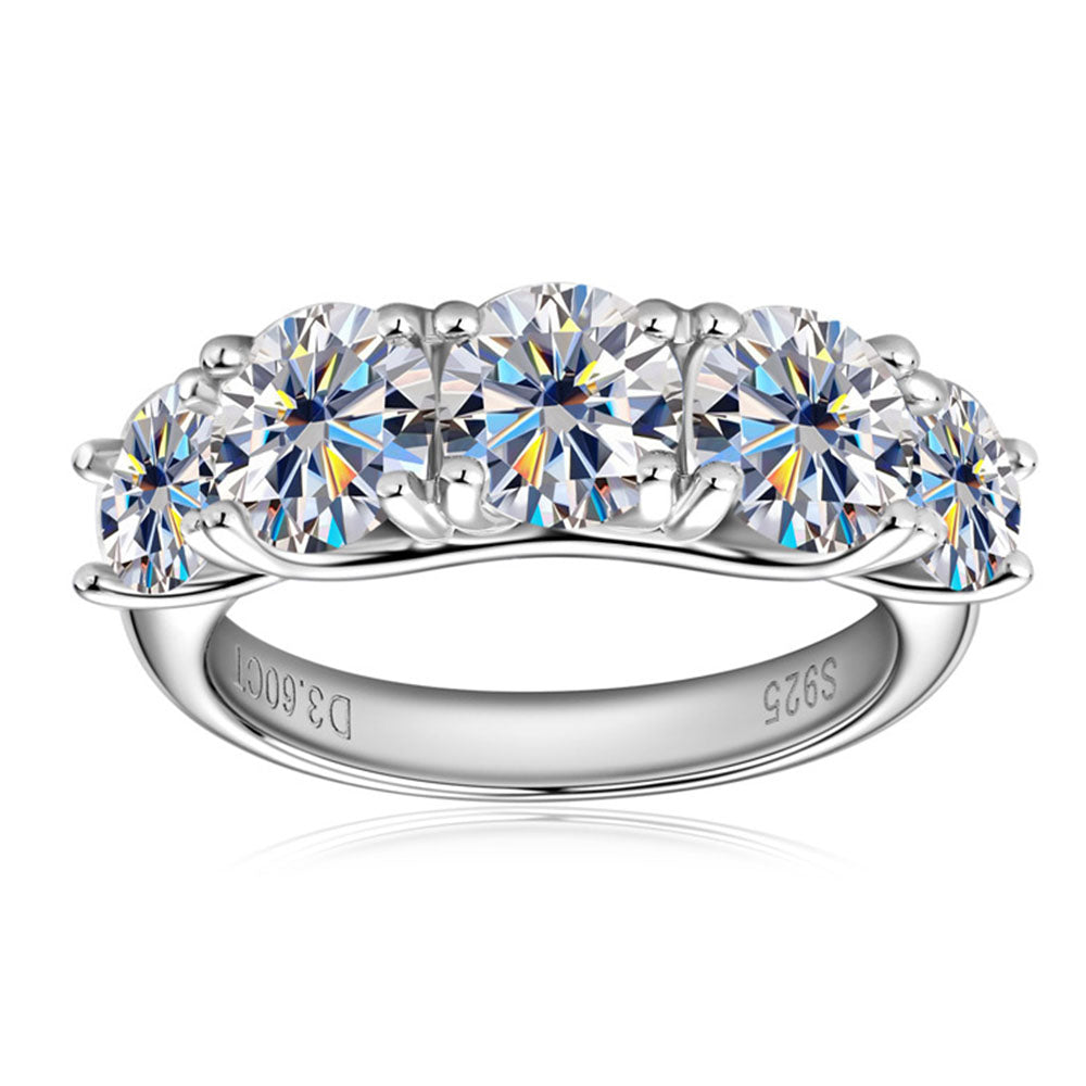 Moissanite Engagement Rings Wedding Band  Lab Created Diamond