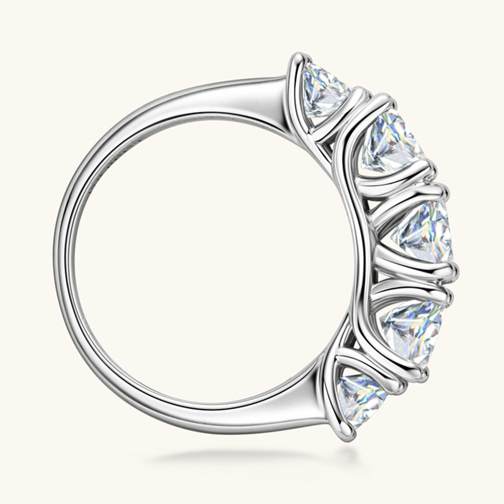 Moissanite Engagement Rings Wedding Band  Lab Created Diamond