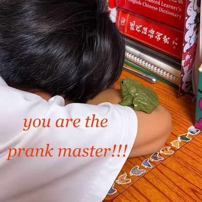 Realistic Frog Squishy Stress Relief Toy - Lifelike Size Fidget Toy for Pranks, Anxiety Relief & Funny Gags, Soft Squeezable Fun for Kids & Adults