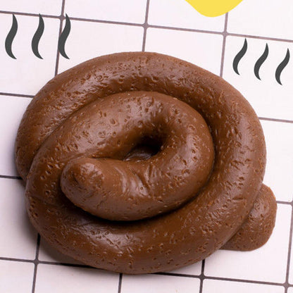 Realistic Fake Poop Stress Relief Toy - Funny Gag Gift for Pranks, Anxiety Relief Fidget Toy with Lifelike Size, Novelty Item for Adults & Parties